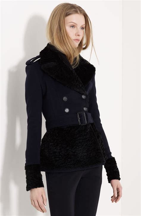 burberry rabbit fur jacket|burberry sommerjacke damen.